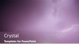  Presentation with weather climate - Colorful slide set enhanced with strong-storm-with-bright backdrop and a coral colored foreground