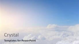  Presentation with skies - Colorful slides enhanced with strong-sun-and-skies-mixed backdrop and a light gray colored foreground