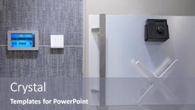  Presentation with steel - Beautiful slide deck featuring strongbox-steel-closed-gray-safety backdrop and a gray colored foreground