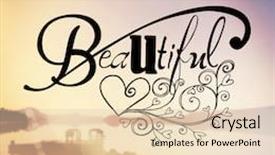  Presentation with quote - PPT theme with stronger - inspirational typographic quote - beautiful background and a  colored foreground