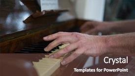  Presentation with arabic music arab man playing - PPT theme enhanced with struck - close-up of man playing piano background and a  colored foreground