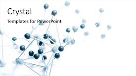  Presentation with molecular - Presentation having structur organic chemical - molecular background background and a white colored foreground