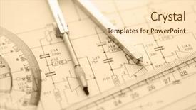  Presentation with accessories - Slides having structural calculation - business accessories on a background background and a lemonade colored foreground