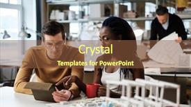  Presentation with engineering design - Theme consisting of structural calculation - multiracial couple working in design background and a  colored foreground