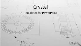  Presentation with structural engineering - PPT layouts enhanced with structural calculation - part blueprints as background engineering background and a white colored foreground