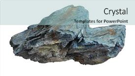  Presentation with path - Colorful presentation theme enhanced with structural geology - basalt rock isolated with path backdrop and a light blue colored foreground