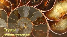  Presentation with rocky mountains - Cool new theme with structural geology - macro image of rocky mountains backdrop and a tawny brown colored foreground