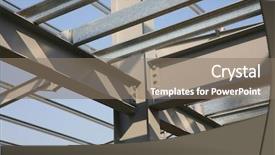  Presentation with structural - PPT layouts consisting of structural steel framework on new background and a gray colored foreground