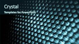  Presentation with honeycomb - Audience pleasing theme consisting of grid cell - steel honeycomb backdrop and a ocean colored foreground