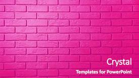  Presentation with vintage interior brick wall - Presentation with structure decorative plaster - pink brick wall background background and a purple colored foreground