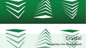  Presentation with vector - PPT theme featuring structure icon vector both solid background and a soft green colored foreground