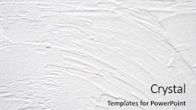  Presentation with mortar - Slide deck featuring structure masonry - white mortar wall texture hand background and a white colored foreground