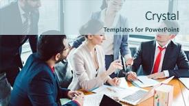 Presentation with business proposal blue - Beautiful PPT theme featuring structuring a deal or proposal backdrop and a sky blue colored foreground
