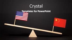  Presentation with china economic - Audience pleasing slides consisting of struggle-for-leadership-and-economic backdrop and a dark gray colored foreground