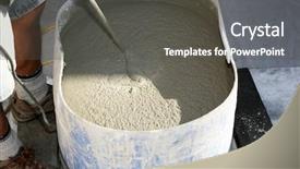  Presentation with hot to use microsoft project - Audience pleasing PPT theme consisting of stucco is an important part backdrop and a dark gray colored foreground