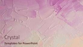  Presentation with pastel color - Slide deck enhanced with stucco-oil-and-acrylic-smear background and a soft green colored foreground