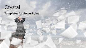  Presentation with behavior - Cool new presentation with student behavior - frustrated businessman on building top backdrop and a light gray colored foreground