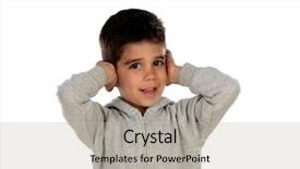  Presentation with pink and white roses shabby chic country - Amazing slide deck having student behavior - small child covering his ears backdrop and a light gray colored foreground