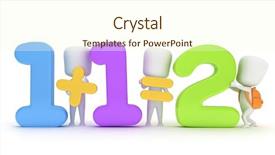  Presentation with kids - Presentation theme featuring student cartoon - 3d illustration of kids holding background and a cream colored foreground