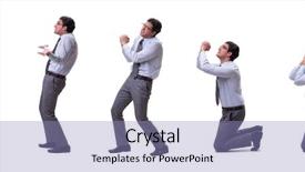  Presentation with discipline - Audience pleasing slide deck consisting of student discipline - businessman isolated on the white backdrop and a light blue colored foreground