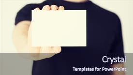  Presentation with notepad blank lined paper - PPT theme with student discount - picture of man hand background and a wine colored foreground