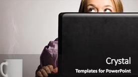  Presentation with person looking out in nature - Colorful slides enhanced with student dream - young curious woman is looking backdrop and a  colored foreground