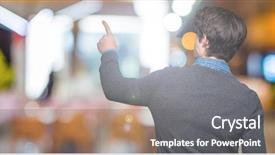  Presentation with elegant - PPT theme with student elections - young handsome elegant man background and a gray colored foreground