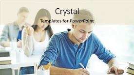  Presentation with psychological test methods - Slides enhanced with student exam - control test background and a  colored foreground