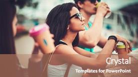  Presentation with tourism river philippines - Presentation theme with student excursion - multi-ethnic friends tourists with map background and a  colored foreground