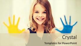  Presentation with school - Beautiful theme featuring female measuring weight on health scale close-up woman legs approaching to weighing digital instrument backdrop and a  colored foreground.