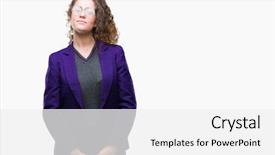  Presentation with student - Beautiful PPT theme featuring student girl wearing school uniform backdrop and a  colored foreground