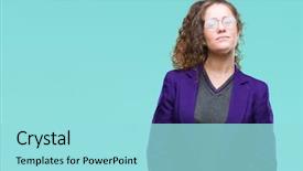  Presentation with student - PPT theme having student girl wearing school uniform background and a  colored foreground