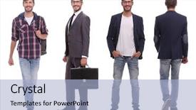  Presentation with photo collage - Slide deck having student growth student learning - photo collage of a modern background and a  colored foreground