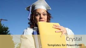  Presentation with pile - Presentation enhanced with student-holding-a-big-pile background and a yellow colored foreground