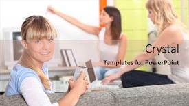  Presentation with temprature smart room - Cool new theme with steel - industrial - metalworking industry mill backdrop and a gray colored foreground.