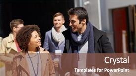  Presentation with international education - Audience pleasing PPT layouts consisting of student id card - business education and corporate concept backdrop and a tawny brown colored foreground