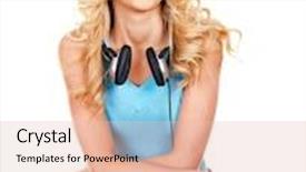  Presentation with audiobook - Amazing PPT layouts having student-listen-audiobook-isolated backdrop and a lemonade colored foreground