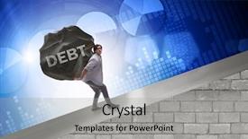  Presentation with loan - Audience pleasing slide set consisting of student loan and expensive education backdrop and a light gray colored foreground