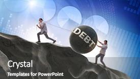  Presentation with loan - Amazing presentation theme having student loan and expensive education backdrop and a dark gray colored foreground