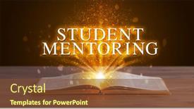  Presentation with mentoring - Audience pleasing PPT layouts consisting of student-mentoring-inscription-coming-out backdrop and a tawny brown colored foreground