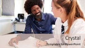  Presentation with high school diversity - Audience pleasing slide deck consisting of student one to one tuition backdrop and a lemonade colored foreground