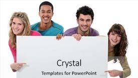  Presentation with happy sad adoption custody - Amazing presentation design having student presentasion - happy foursome showing copyspace backdrop and a sky blue colored foreground