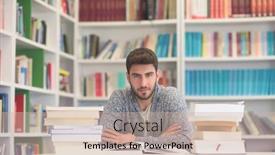  Presentation with kids reading book - Amazing PPT theme having student-reading-book-in-library backdrop and a soft green colored foreground