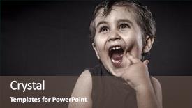  Presentation with rock - Beautiful PPT theme featuring student role play - rock child rocker dress backdrop and a violet colored foreground