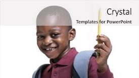  Presentation with youth - Slide set enhanced with student s acheivement - education is the key you background and a light gray colored foreground