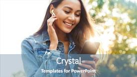  Presentation with amazing - Presentation theme with student sitting in the park background and a  colored foreground