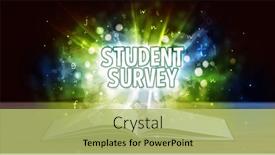  Presentation with educational - Beautiful PPT theme featuring student-survey-inscription-coming-out backdrop and a yellow colored foreground