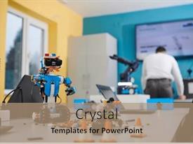Student Testing His New Invention PPT template 47 | CrystalGraphics