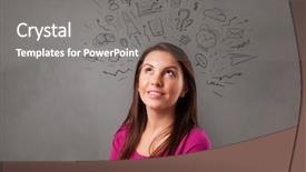  Presentation with bubble - Colorful slides enhanced with student thinking with speech bubble backdrop and a  colored foreground