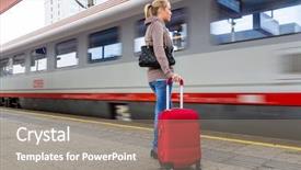  Presentation with black woman at gas station - Theme having traffic studies - young woman waiting background and a gray colored foreground